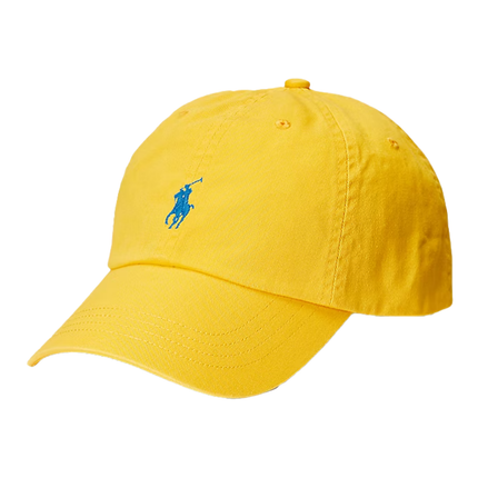 Polo Ralph Lauren Unisex The Iconic Cotton Chino Ball Cap Yellow Fin