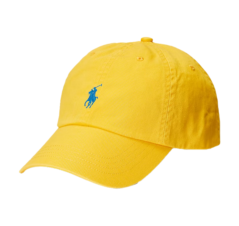 Polo Ralph Lauren Unisex The Iconic Cotton Chino Ball Cap Yellow Fin