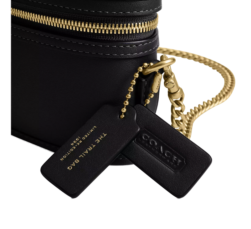 Coach Women's Trail Bag 15 Brass/Black