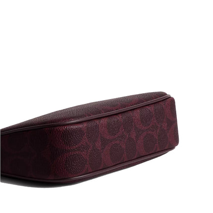 Coach Women's Nolita 19 In Signature Canvas Gold/Black Currant