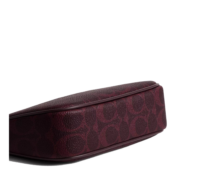 Coach Women's Nolita 19 In Signature Canvas Gold/Black Currant