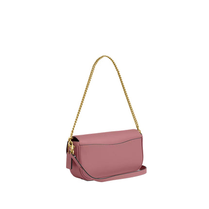 Coach Women's Brook Flap Chain Bag Brass/Peony