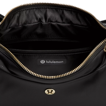 lululemon Unisex City Essentials Shoulder Bag Black/Gold