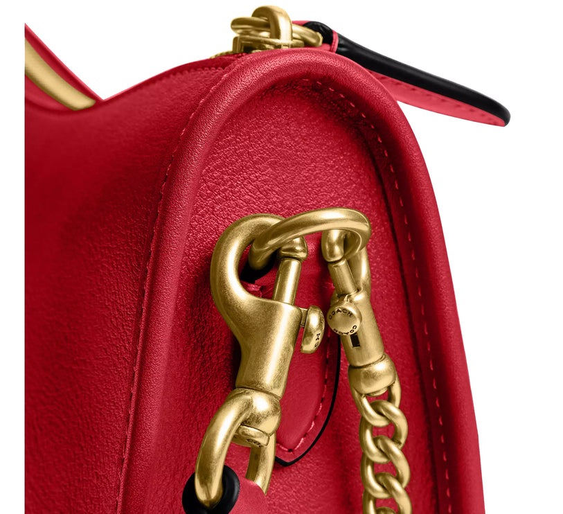 Coach Women's Waverly Bag Brass/Scarlet