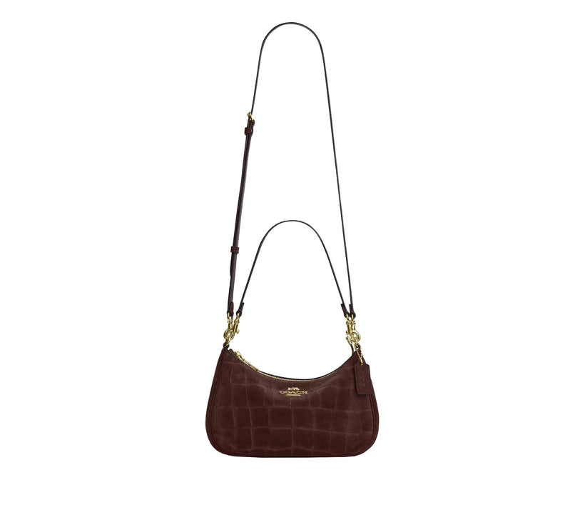 Coach Women's Soft Teri Shoulder Bag Gold/Maple