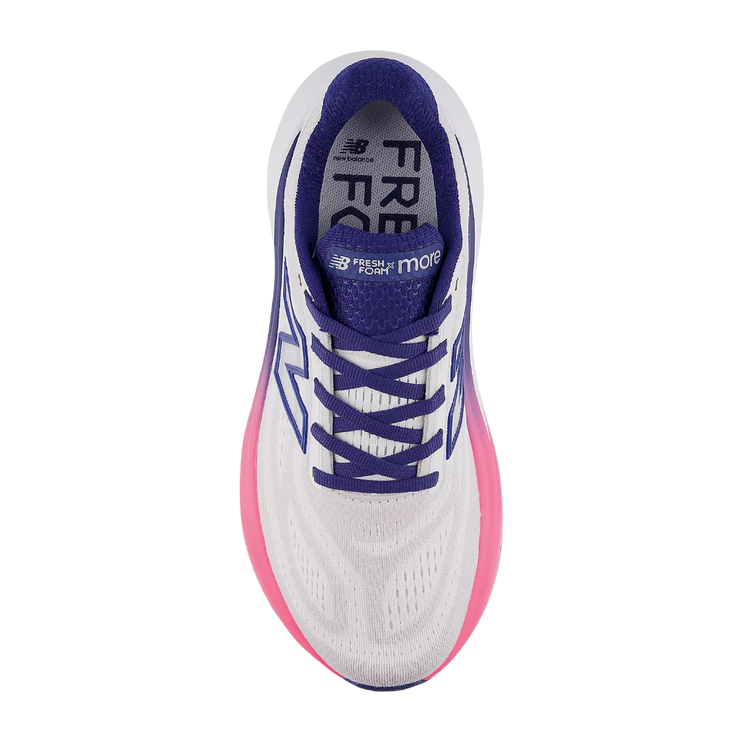 New Balance Women's Fresh Foam X More v6 Reflection with Blue Oyster and Pink Heat WMOR2D5