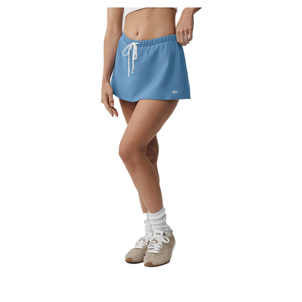 alo Women's Low-Rise Fan Favorite Micro Skirt California Blue