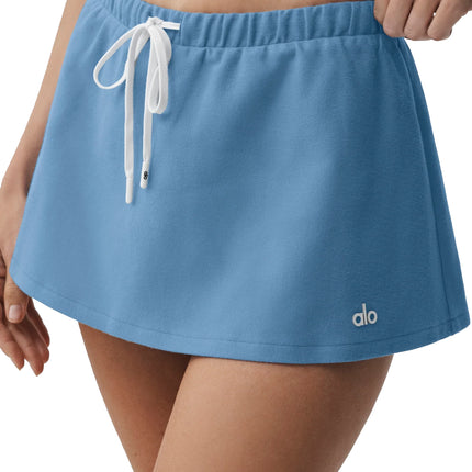 alo Women's Low-Rise Fan Favorite Micro Skirt California Blue