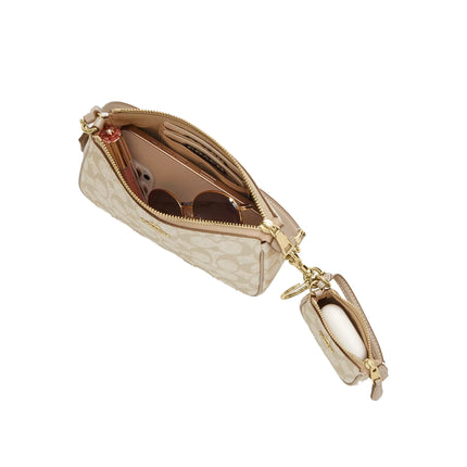 Coach Women's Boxed Nolita 19 And Nolita Bag Charm Set In Signature Canvas Gold/Champagne