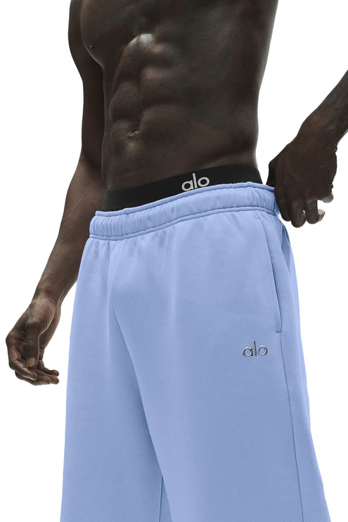 alo Men's Accolade Straight Leg Sweatpant Light Provence Blue