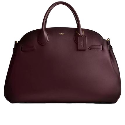 Coach Women's Soft Empire Carryall Bag 48 Brass/Merlot