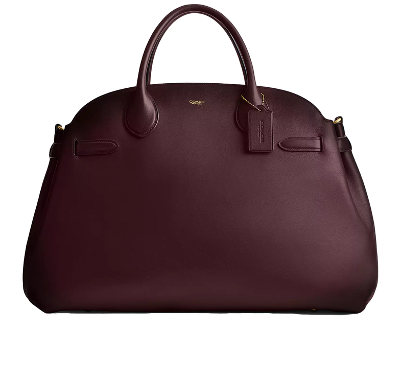 Coach Women's Soft Empire Carryall Bag 48 Brass/Merlot