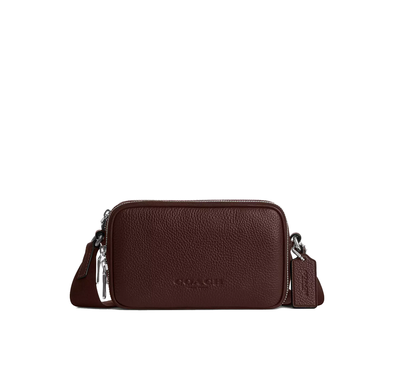 Coach Unisex Colton Crossbody Bag 19  Silver/Maple