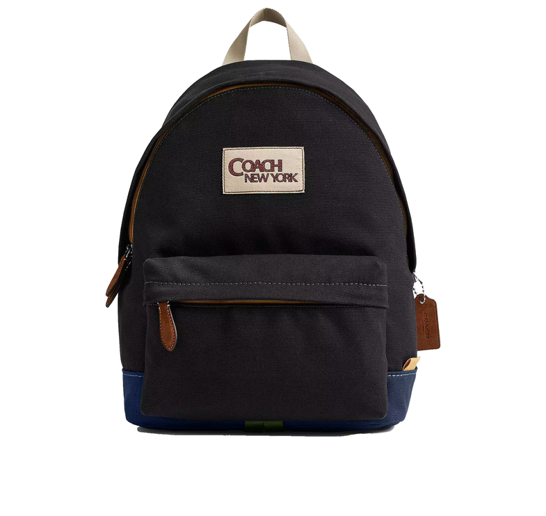 Coach Unisex Tyler Backpack Silver/Black Multi