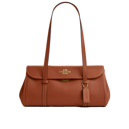 Coach Women's Bridget Flap Shoulder Bag Gold/Tan