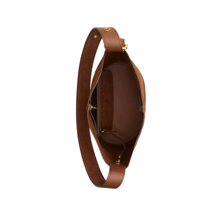 Coach Women's Bleecker Bucket Bag Suede/Brass/Warm Brown
