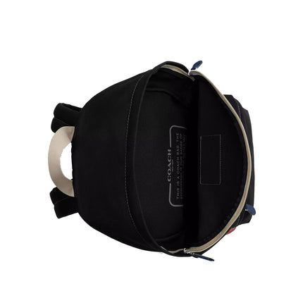 Coach Unisex Tyler Backpack Silver/Black Multi