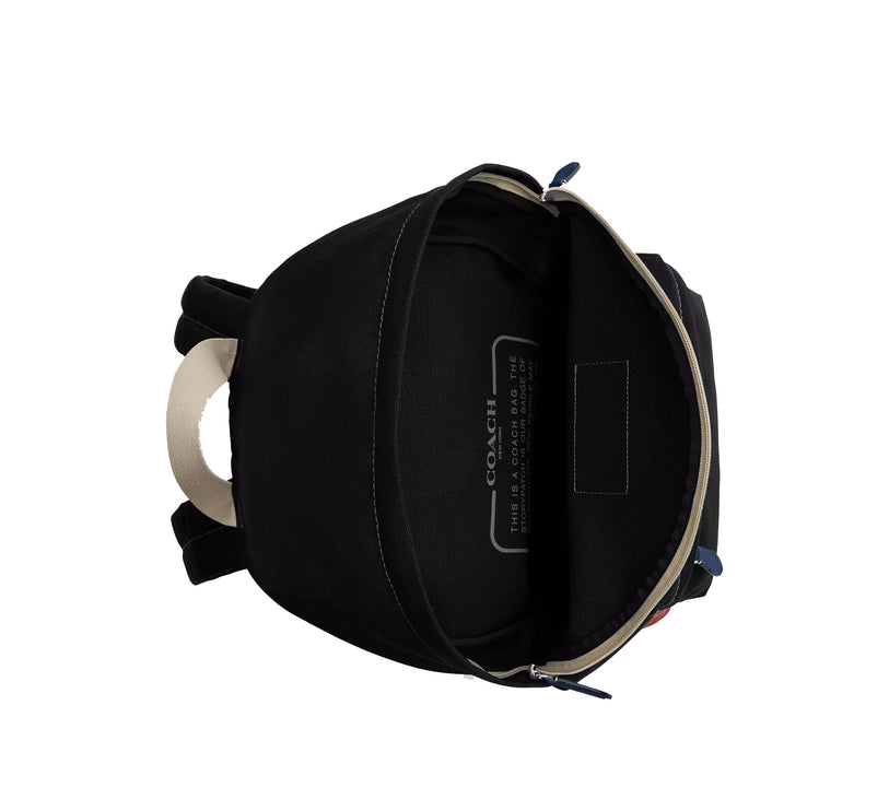 Coach Unisex Tyler Backpack Silver/Black Multi