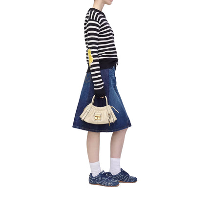 Marc Jacobs Women's Joy Striped Crewneck Black/White