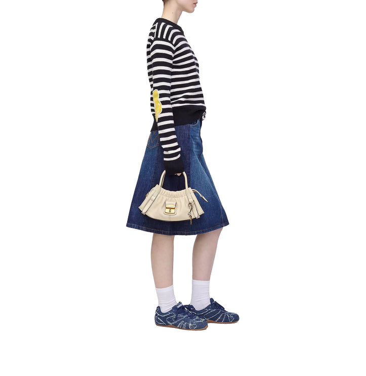 Marc Jacobs Women's Joy Striped Crewneck Black/White