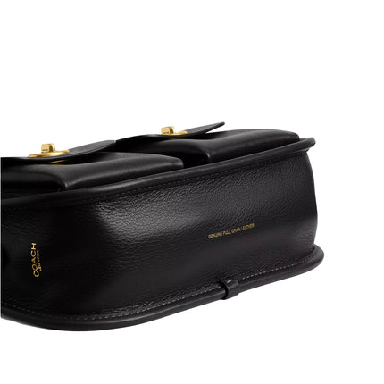 Coach Women's Twin Turnlock Waverly Bag Brass/Black