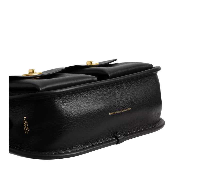 Coach Women's Twin Turnlock Waverly Bag Brass/Black