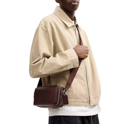 Coach Unisex Colton Crossbody Bag 19  Silver/Maple