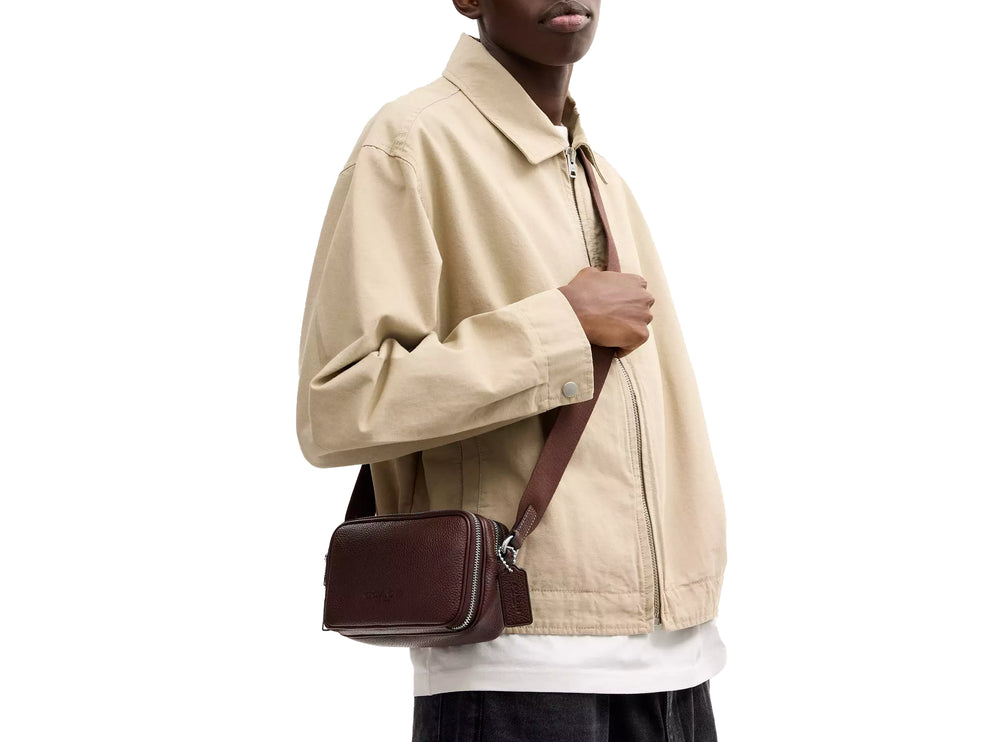 Coach Unisex Colton Crossbody Bag 19  Silver/Maple