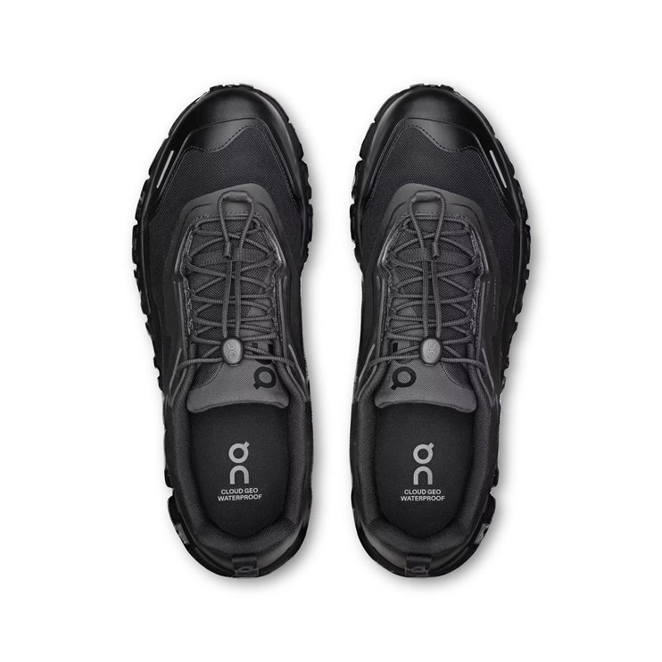 ON Men's Cloud 6 Geo Waterproof Black/Black