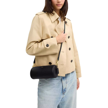 Coach Women's Barrel Bag  Brass/Black