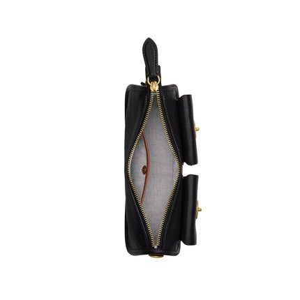 Coach Women's Twin Turnlock Waverly Bag Brass/Black