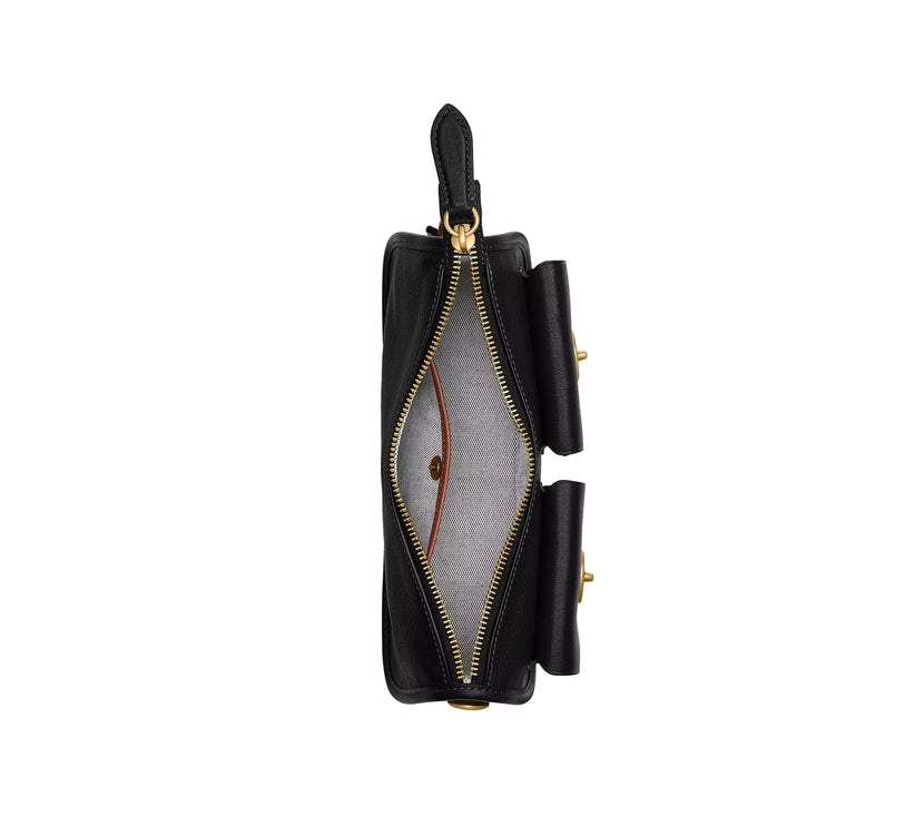Coach Women's Twin Turnlock Waverly Bag Brass/Black