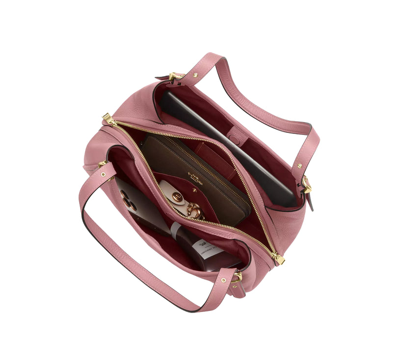 Coach Women's Erin Shoulder Bag Gold/Peony