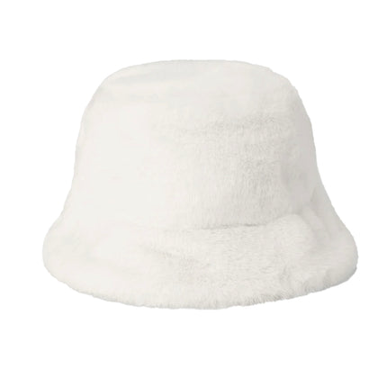 alo Women's Faux Fur Bucket Hat - Ivory