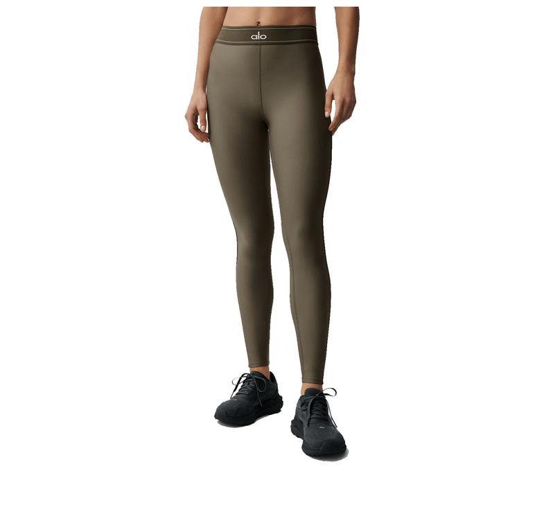 alo Women's Airlift High-Waist Suit Up Legging Olive Tree/Olive Tree