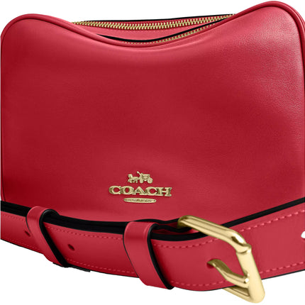Coach Women's Carey Crossbody Bag Gold/Poppy