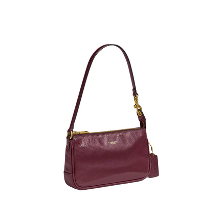 Coach Women's Plaza Bag 18 Brass/Dark Cherry