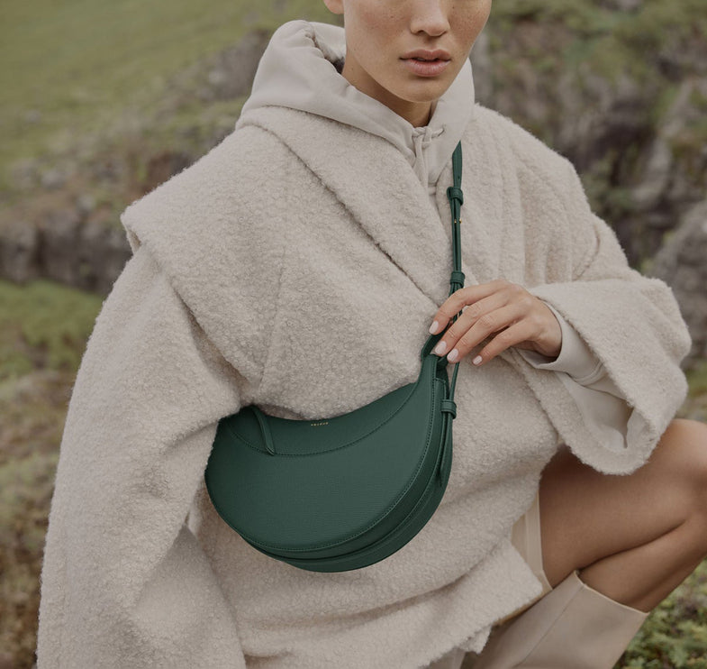 Polène Women's Numéro Dix Edition Textured Green