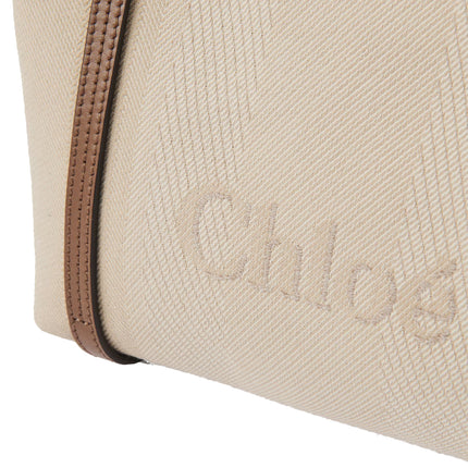 Chloé Women's Carry Shoulder Bag in Canvas Vegetal Beige