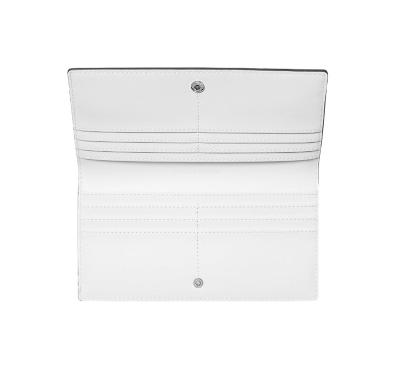Michael Kors Women's Carson Large Signature Logo Wallet Optic White
