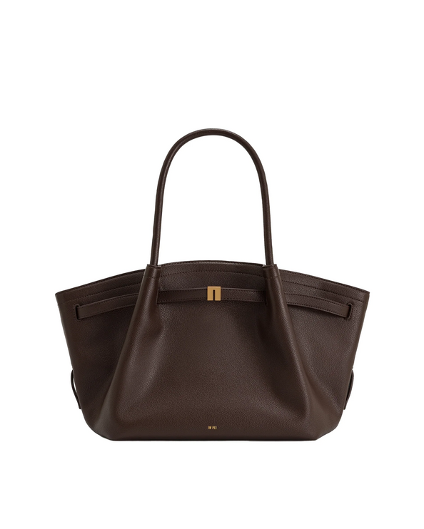 JW PEI Women's Hana Medium Tote Bag Dark Brown
