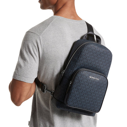 Michael Kors Men's Cooper Logo Sling Pack Admiral/PlBlue