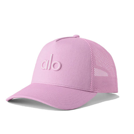 alo Unisex District Trucker Hat - Candy Heart Pink