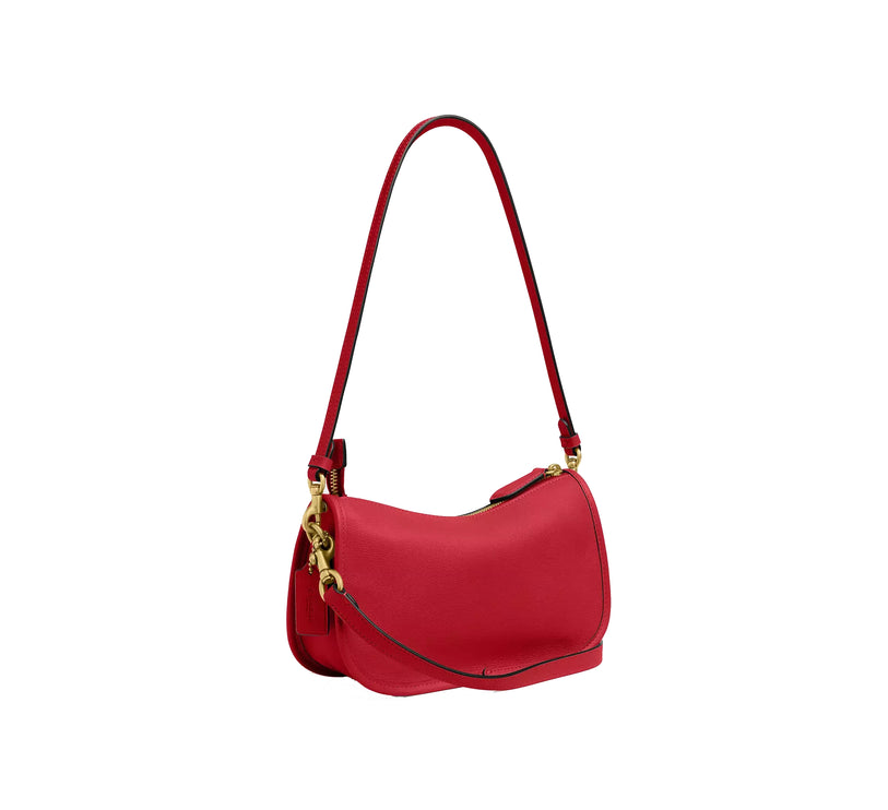 Coach Women's Waverly Bag Brass/Scarlet