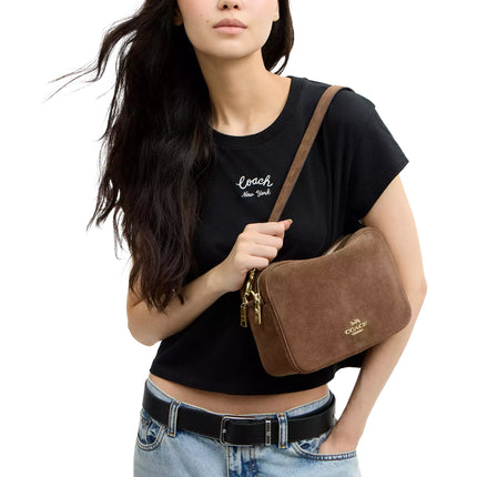 Coach Women's Carey Crossbody Bag Gold/Cedar