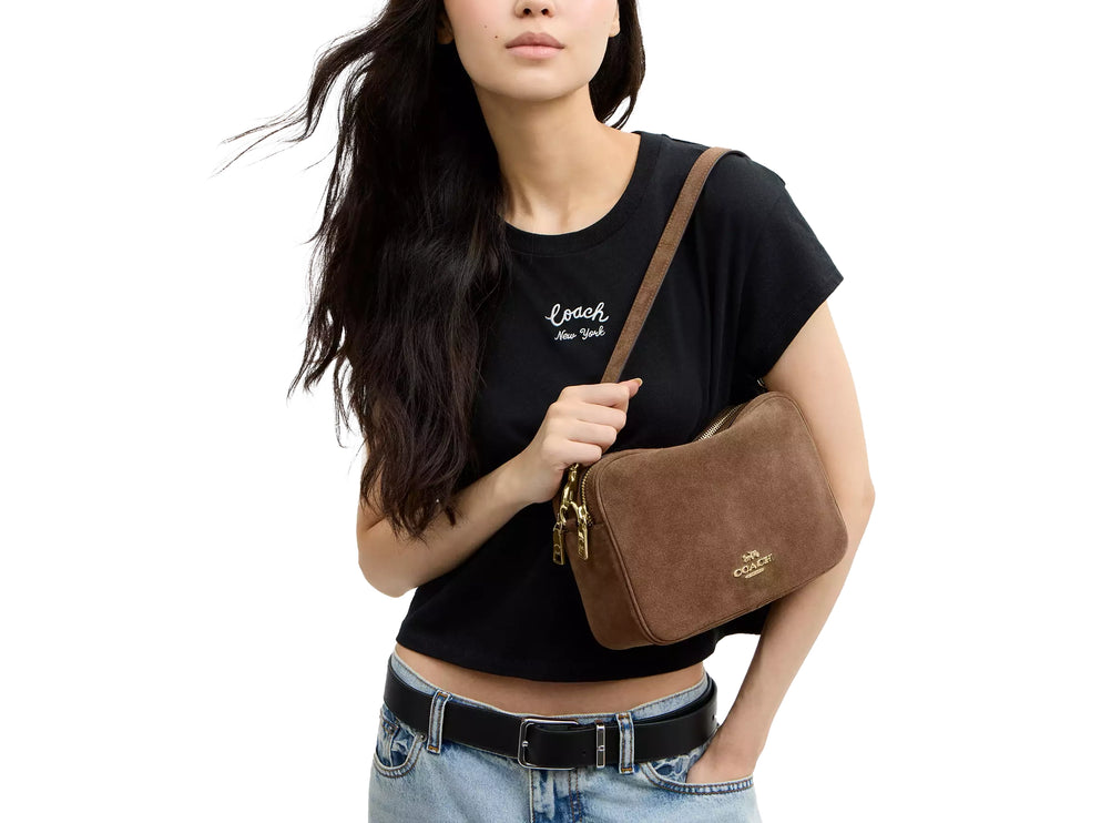 Coach Women's Carey Crossbody Bag Gold/Cedar