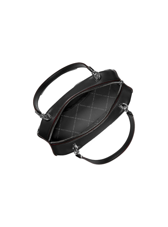 Michael Kors Women's Cecily Small Shoulder Bag Black/Silver