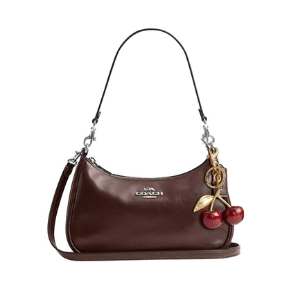Coach Women's Soft Teri Shoulder Bag Silver/Maple