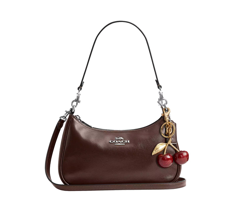 Coach Women's Soft Teri Shoulder Bag Silver/Maple