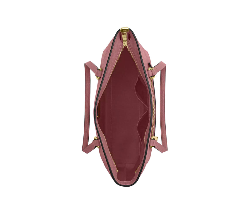 Coach Women's Station Tote Bag In Signature Leather Gold/Pink